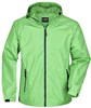 James & Nicholson JN1118 Men´s Rain Jacket - /Spring-Green/Navy - XL afbeelding