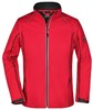 James & Nicholson JN1121 Ladies´ Zip-Off Softshell Jacket - /Red/Black - L afbeelding