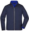 James & Nicholson JN1122 Men´s Zip-Off Softshell Jacket - /Navy/Royal - XL afbeelding