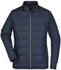 James & Nicholson JN1123 Ladies´ Hybrid Sweat Jacket - /Navy - S afbeelding