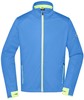 James & Nicholson JN1126 Men´s Sports Softshell Jacket - /Bright-Blue/Bright-Yellow - 3XL afbeelding
