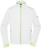 James & Nicholson JN1126 Men´s Sports Softshell Jacket - /White/Bright-Green - S afbeelding