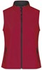 James & Nicholson JN1127 Ladies´ Promo Softshell Vest - /Red/Black - XL afbeelding