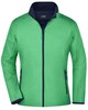 James & Nicholson JN1129 Ladies´ Promo Softshell Jacket - /Green/Navy - L afbeelding