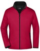James & Nicholson JN1129 Ladies´ Promo Softshell Jacket - /Red/Black - XXL afbeelding