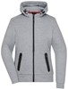 James & Nicholson JN1143 Ladies´ Hooded Jacket - /Light-Melange - L afbeelding