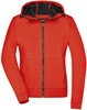 James & Nicholson JN1145 Ladies´ Hooded Softshell Jacket - /Flame/Black - S afbeelding
