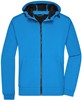 James & Nicholson JN1146 Men´s Hooded Softshell Jacket - /Blue/Black - L afbeelding