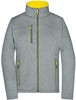 James & Nicholson JN1147 Ladies´ Softshell Jacket - /Dark-Melange/Yellow - M afbeelding