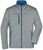 James & Nicholson JN1148 Men´s Softshell Jacket - /Dark-Melange/Royal - M afbeelding