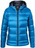 James & Nicholson JN1151 Ladies´ Hooded Down Jacket - /Blue/Navy - XS afbeelding