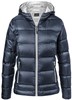 James & Nicholson JN1151 Ladies´ Hooded Down Jacket - /Navy/Silver-(Solid) - L afbeelding