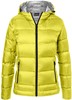 James & Nicholson JN1151 Ladies´ Hooded Down Jacket - /Yellow/Silver-(Solid) - L afbeelding