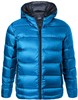 James & Nicholson JN1152 Men´s Hooded Down Jacket - /Blue/Navy - XXL afbeelding