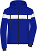 James & Nicholson JN1174 Men´s Wintersport Jacket - /Electric-Blue/White/Black - XL afbeelding