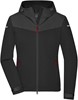 James & Nicholson JN1179 Ladies´ Allweather Jacket - /Black/Carbon/Light-Red - XL afbeelding