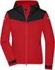 James & Nicholson JN1179 Ladies´ Allweather Jacket - /Light-Red/Black/Light-Red - XL afbeelding