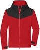 James & Nicholson JN1180 Men´s Allweather Jacket - /Light-Red/Black/Light-Red - XL afbeelding
