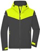 James & Nicholson JN1180 Men´s Allweather Jacket - /Bright-Yellow/Black - XL afbeelding