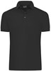James & Nicholson JN1302 Men´s Mercerised Polo Slim Fit - /Black - L afbeelding