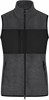 James & Nicholson JN1309 Ladies´ Fleece Vest - /Dark-Melange/Black - L afbeelding