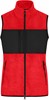 James & Nicholson JN1309 Ladies´ Fleece Vest - /Red/Black - L afbeelding