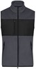 James & Nicholson JN1310 Men´s Fleece Vest - /Carbon/Black - XXL afbeelding
