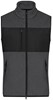 James & Nicholson JN1310 Men´s Fleece Vest - /Dark-Melange/Black - S afbeelding