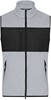 James & Nicholson JN1310 Men´s Fleece Vest - /Light-Melange/Black - 3XL afbeelding