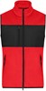 James & Nicholson JN1310 Men´s Fleece Vest - /Red/Black - L afbeelding