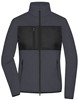 James & Nicholson JN1311 Ladies´ Fleece Jacket - /Carbon/Black - S afbeelding