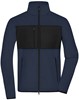 James & Nicholson JN1312 Men´s Fleece Jacket - /Navy/Black - L afbeelding