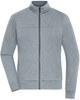 James & Nicholson JN1317 Ladies´ Sporty Jacket - /Light-Melange - M afbeelding