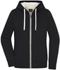 James & Nicholson JN1319 Ladies´ Doubleface Jacket - /Black/Nature - XXL afbeelding