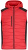 James & Nicholson JN1328 Men´s Hybrid Vest - /Red/Black - L afbeelding
