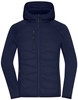 James & Nicholson JN1329 Ladies´ Hybrid Jacket - /Navy/Navy - L afbeelding