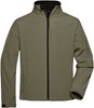James & Nicholson JN135 Men´s Softshell Jacket - Olive - 3XL afbeelding