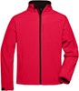 James & Nicholson JN135 Men´s Softshell Jacket - Red - M afbeelding