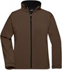 James & Nicholson JN137 Ladies´ Softshell Jacket - Brown - L afbeelding