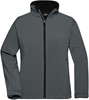 James & Nicholson JN137 Ladies´ Softshell Jacket - Carbon - S afbeelding