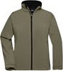 James & Nicholson JN137 Ladies´ Softshell Jacket - Olive - S afbeelding
