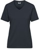 James & Nicholson JN1807 Ladies´ Bio Workwear T-Shirt - /Carbon - M afbeelding