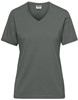 James & Nicholson JN1807 Ladies´ Bio Workwear T-Shirt - /Dark-Grey-(Solid) - XL afbeelding