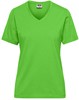 James & Nicholson JN1807 Ladies´ Bio Workwear T-Shirt - /Lime-Green - XXL afbeelding