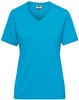 James & Nicholson JN1807 Ladies´ Bio Workwear T-Shirt - /Turquoise - XS afbeelding