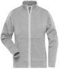 James & Nicholson JN1809 Ladies´ Doubleface Work Jacket -SOLID- - /Grey-Heather - XS afbeelding