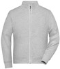James & Nicholson JN1810 Men´s Doubleface Work Jacket -SOLID- - /Grey-Heather - L afbeelding