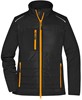James & Nicholson JN1819 Ladies´ Hybrid Jacket - /Black/Neon-Orange - 4XL afbeelding