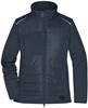 James & Nicholson JN1819 Ladies´ Hybrid Jacket - /Carbon/Carbon - L afbeelding