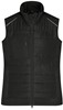 James & Nicholson JN1821 Ladies´ Hybrid Vest - /Black/Black - M afbeelding